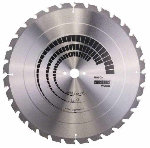 Puidusae ketas PRO Construct Wood, 450×3,8×30mm