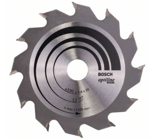 Puidusae ketas PRO Wood Circular, 130×2,4×20 mm, T12