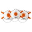 Half mask respirator, FFP3, with valve, 3 pieces, CE