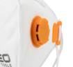 Folding half mask FFP2, with valve, 3 pieces, CE
