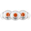 Half mask with 1 valve FFP2, 3 pieces, CE