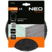 Velcro-backed sanding mesh 180 mm, K180, 5pcs for sander 59G263