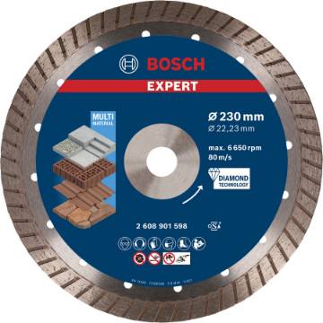 Teemantlõikeketas TURBO Multi Material 230x22.23