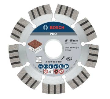 Teemantketas PRO Abrasive, 125 × 22,23 mm