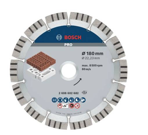 Teemantketas PRO Abrasive, 180 × 22,23 mm