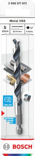 HSS Hex metallpuur 5.0mm