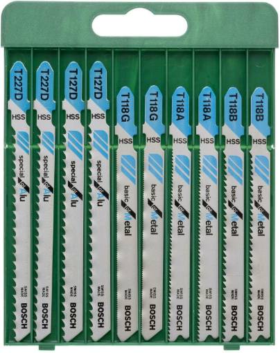 10 Tikksaeterade komplekt metalui