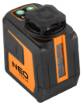 Plane laser 20 m, 5 lines, green, case, magnetic holder