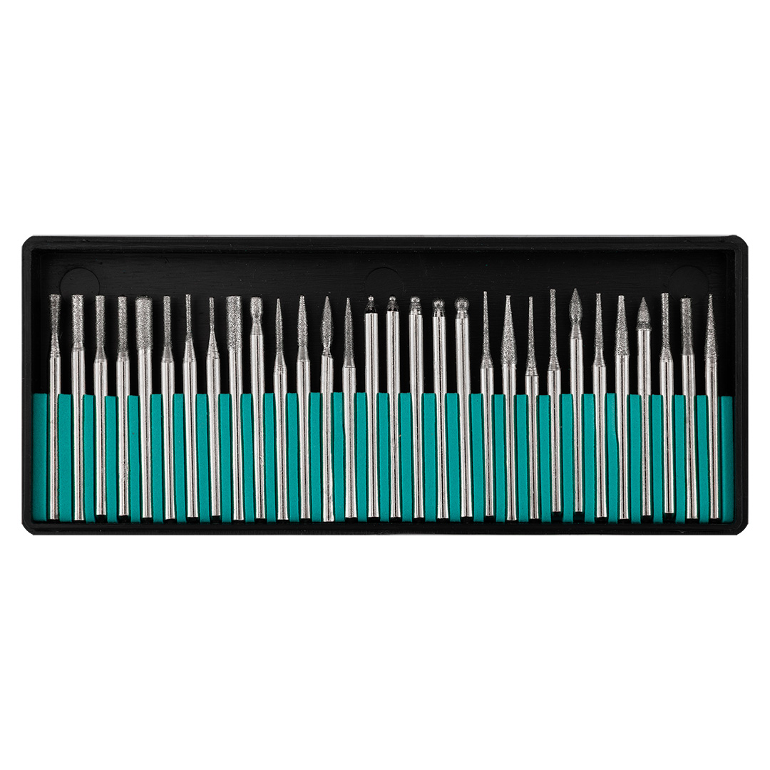Set of diamond cutters for mini grinder, 30 pcs.