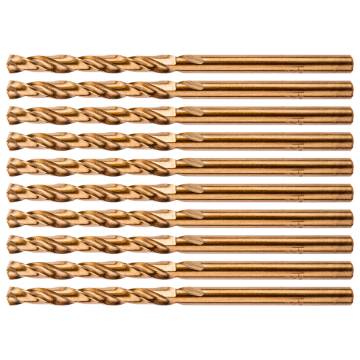HSS-Co 4.0 mm metal drill bits, 10 pcs.