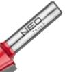 Double toothed end mill, TCT, 20x19 mm, shank 8 mm