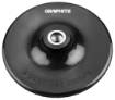 Rubber adhesive disc 125 mm x M14 + shank