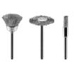Steel brushes, brush, cup, disc, cpl. 3 pcs.