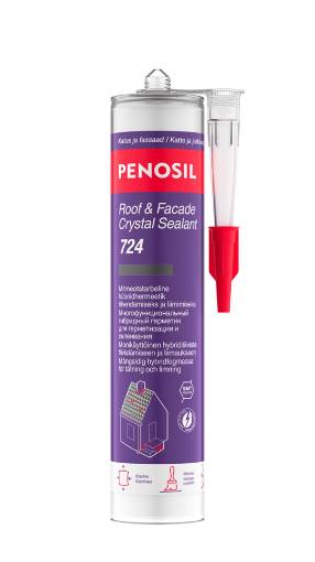 Penosil Roof&Facade Crystal Sealant 724 290ml hübriidhermeetik, läbipaistev