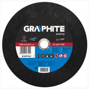 Cutting disc for metal 350 x 3.5 x 32 mm, 41 A24-T-BF