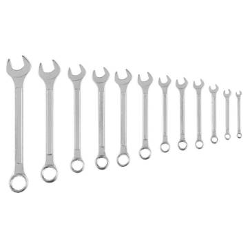Combination wrenches 6-22 mm, set 12 pcs