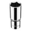 Long hexagonal socket 1/2", 27 mm