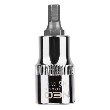 Socket bit hex 1/2'' H6, 55mm