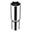 Long hexagonal socket 1/2", 21 mm