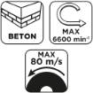 Cutting disc, corundum for concrete 230 x 2.0 x 22.2 mm, 41 C46-R-BF