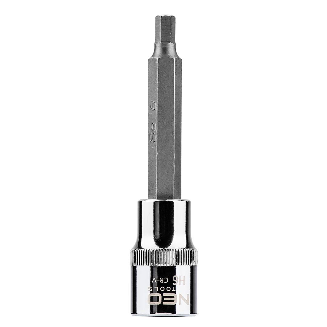 Socket bit hex 1/2'' H6, 100mm
