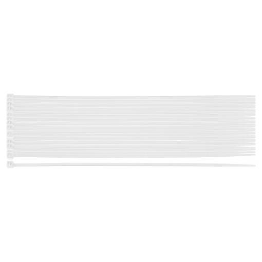 EXTREME cable ties 2.5 x 200 mm, white, 100 pcs