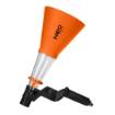 Universal funnel 125 mm, with mounting bracket