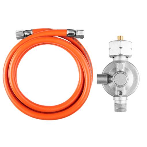 Gas pressure regulator and 1.5 m hose, for Polish market, for 50 kW cylinders