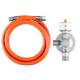 Gas pressure regulator and 1.5 m hose, for Polish market, for 50 kW cylinders