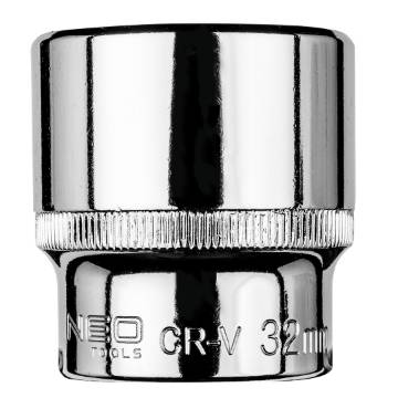 Hexagonal socket 1/2", 32 mm
