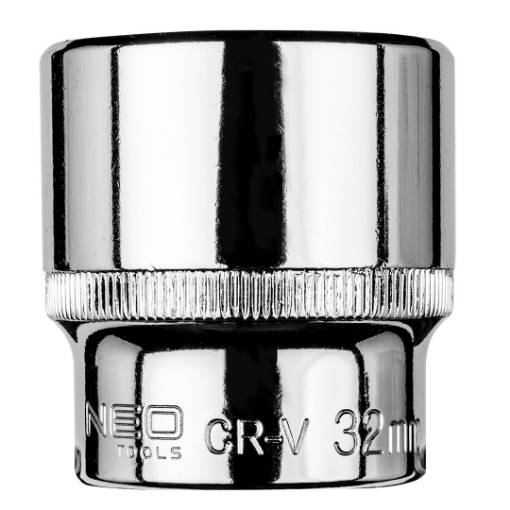 Hexagonal socket 1/2", 32 mm