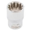 Spline socket 1/2", 18mm