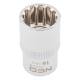 Spline socket 1/2", 16mm