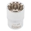Spline socket 1/2", 20mm