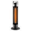 Floor standing heater 1000W, IP44, heating element carbon fibre lamp