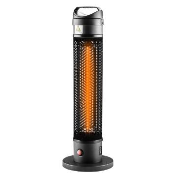 Floor standing heater 1000W, IP44, heating element carbon fibre lamp