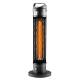 Floor standing heater 1000W, IP44, heating element carbon fibre lamp