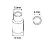 Hexagonal socket 1/4", 6 mm