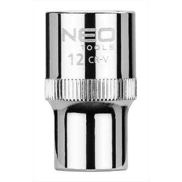 Socket 1/2", 12mm, 6 points, Superlock