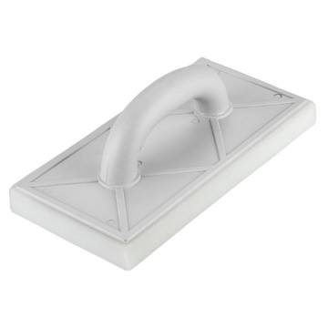 Float with dense sponge 25 mm, 280 x 140 mm, plastic handle