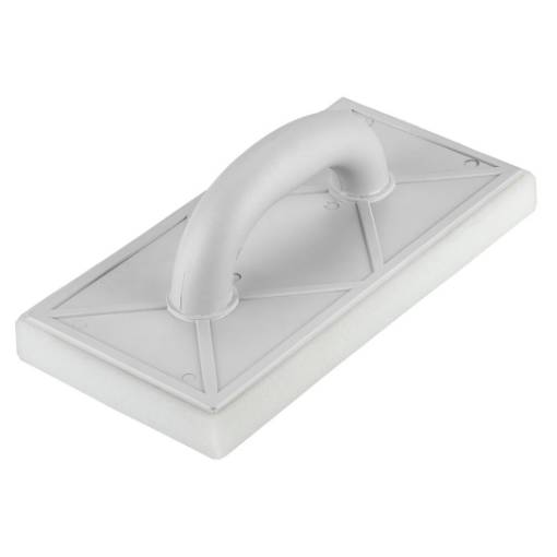 Float with dense sponge 25 mm, 280 x 140 mm, plastic handle