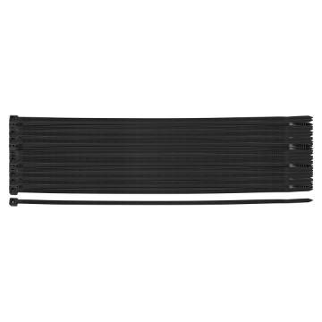 EXTREME cable ties 4.8 x 370 mm, black, 50 pcs