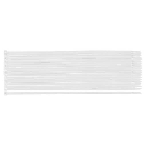 EXTREME cable ties 3.6 x 200 mm, white, 100 pcs