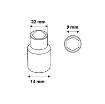 Hexagonal socket 1/2", 9 mm