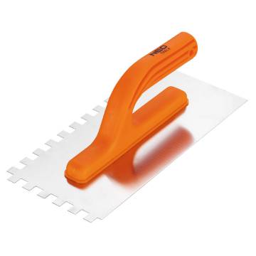 Notched float, 270 x 125 mm, 10 x 10 x 10 mm, plastic handle