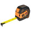 Laser distance meter with retractable measuring tape