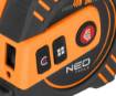 Laser distance meter with retractable measuring tape