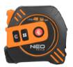 Laser distance meter with retractable measuring tape