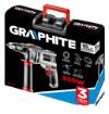 Impact drill 550W, key chuck 13 mm, speed 0-3000 rpm, case