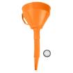 Long funnel with flexible end length 180 + 250  diameter 160 mm